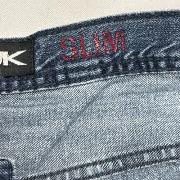 Tony Hawk Men’s Blue Straight Leg Jeans Patches Graphic Detail Size 30 - Picture 13 of 16